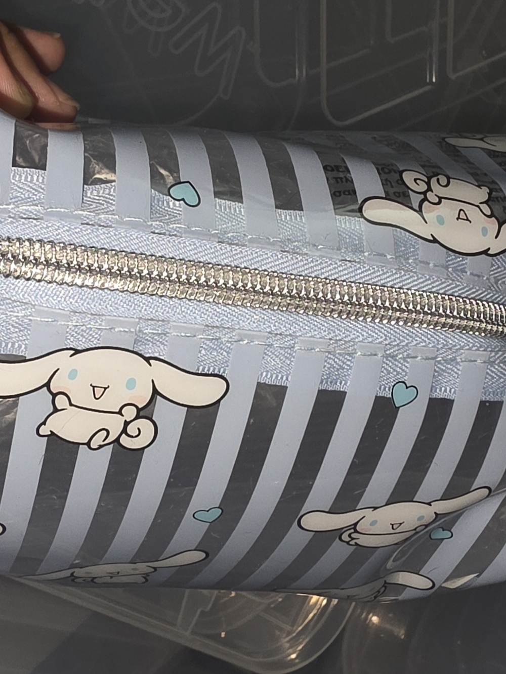Cinnamoroll Blue Stripe Small Pets Carrier Pouch